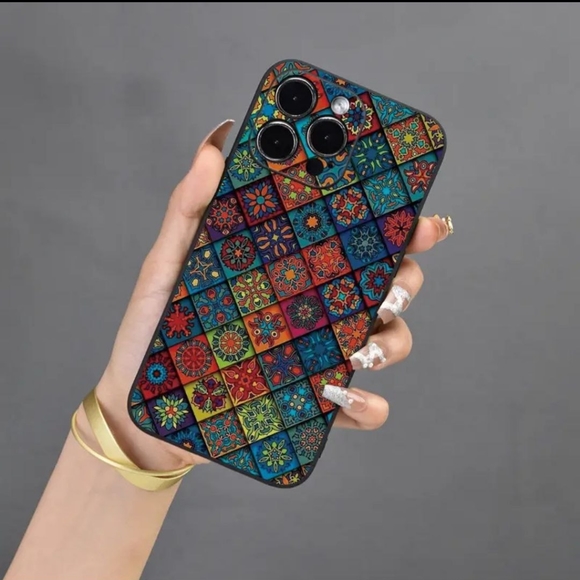 Bohemian Style Case For iPhone 14 Pro Max - MULTICOLOR-SALE - Picture 6 of 11